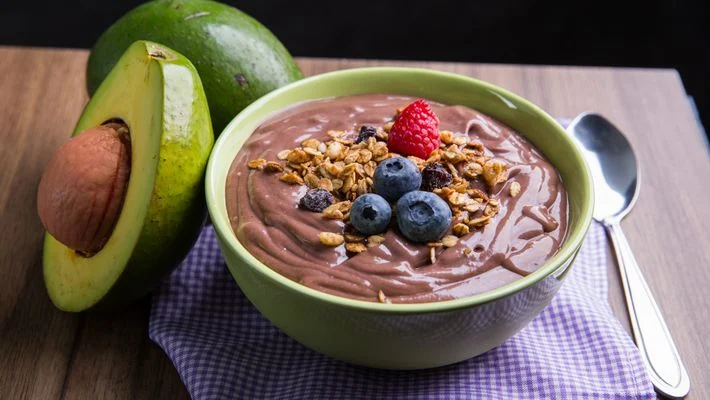 Creme de açaí com abacate